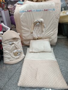 سرویس خواب چهار تیکه مخمل خرس برجسته - Image 3