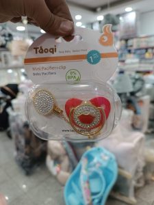 پستونک و زنجیر لاکچری رنگ ثابت - تصویر 3