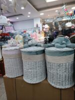 سبد لباس و اسباب بازی درب دار