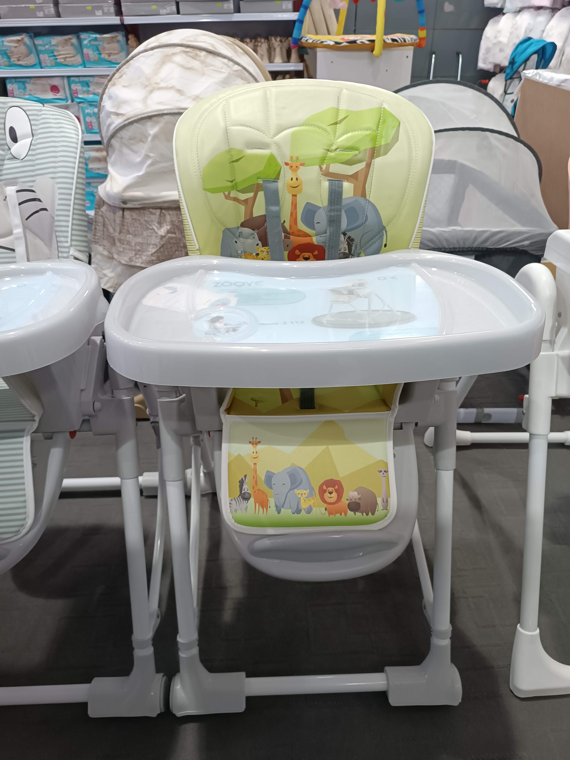 IMG_۲۰۲۳۰۵۰۷_۱۱۰۷۲۱-min صندلی غذا happy baby جنگل - Image 1