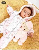 کاپشن سرهمی خرگوش صورتی